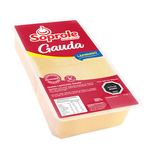 Queso Gauda Laminado Soprole 2.2 kg