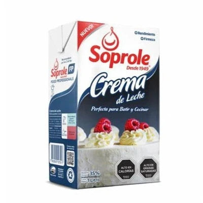 Crema para Batir Soprole 1 L