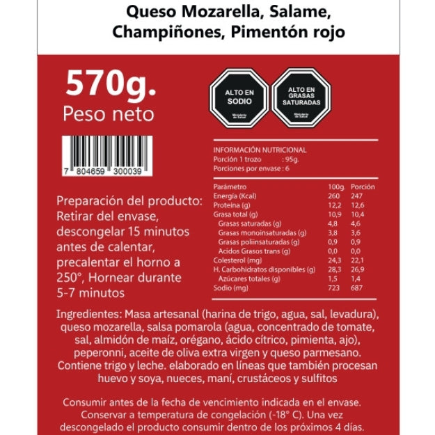 Pizza Artesanal Salame