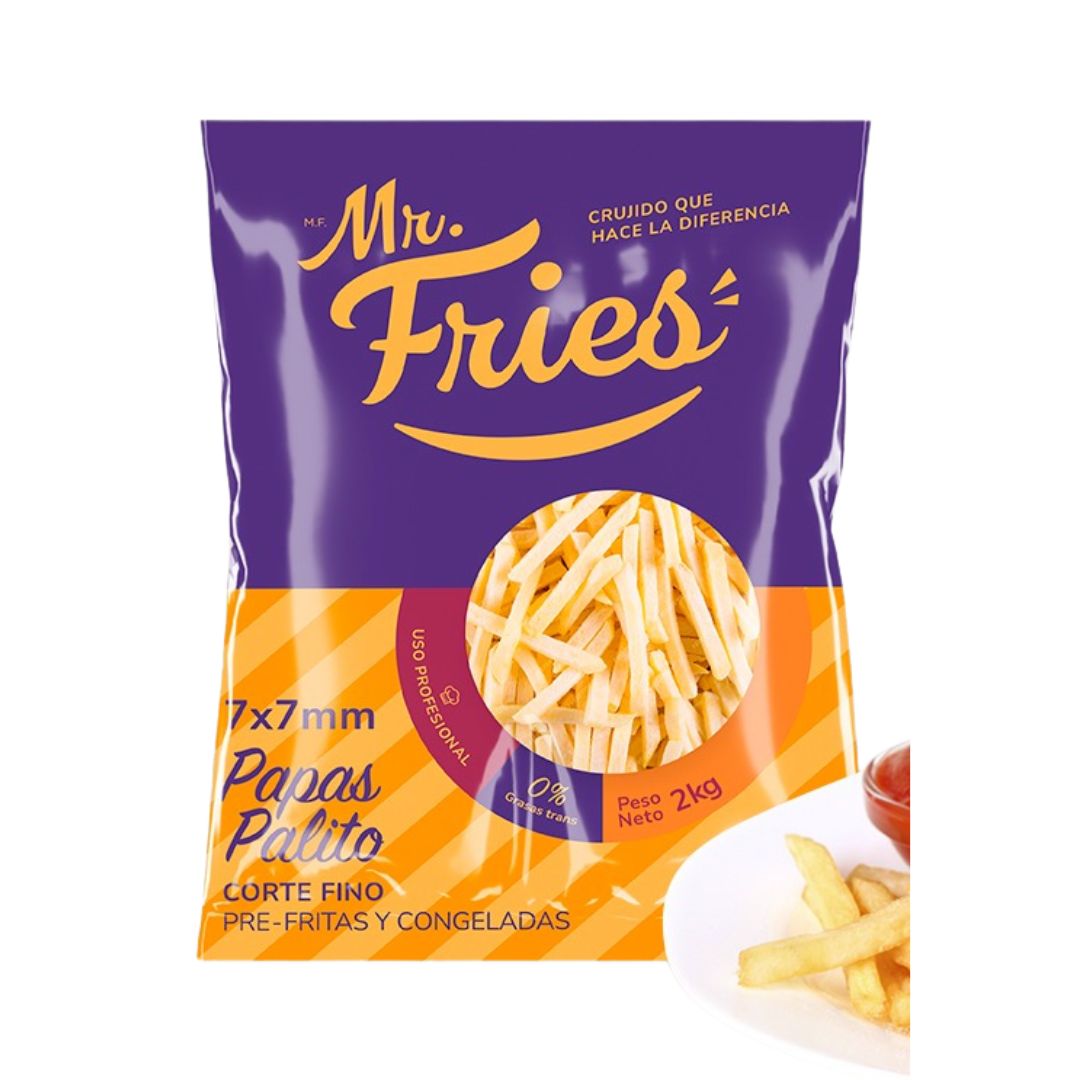 Papa Prefrita Mr. Fries 7mm 2 kg