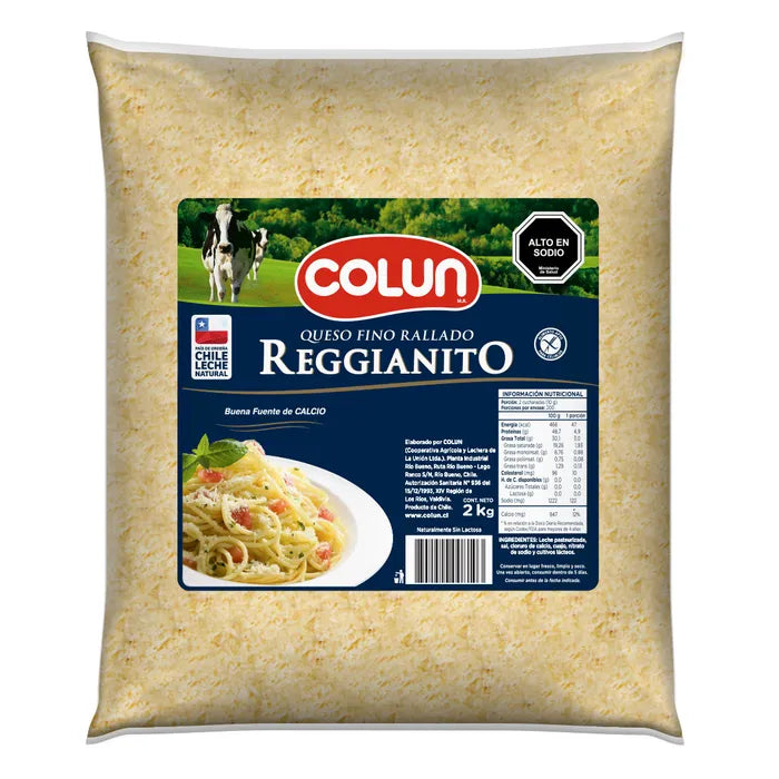 Queso Reggianito Rallado 2 kg
