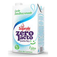 Leche Semi Descremada Sin Lactosa Soprole 1L