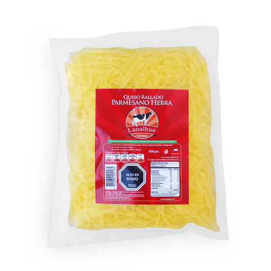 Queso Parmesano Rallado en Hebras 500 gr.
