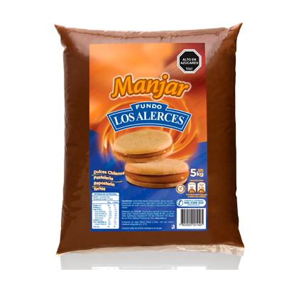 Manjar Los Alerces Colun 5 kg